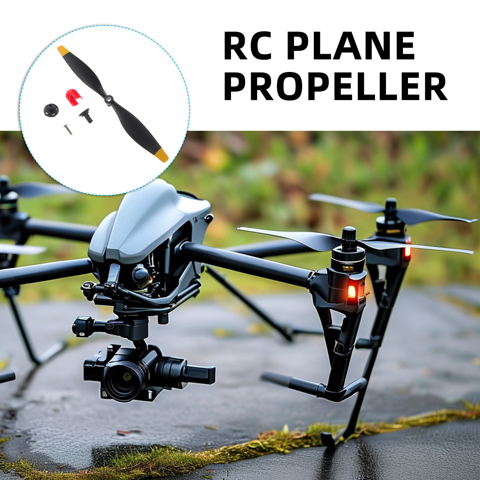 Rc Helicopter Blade - 1Set Spiral Blade Propeller Rotor Assembly