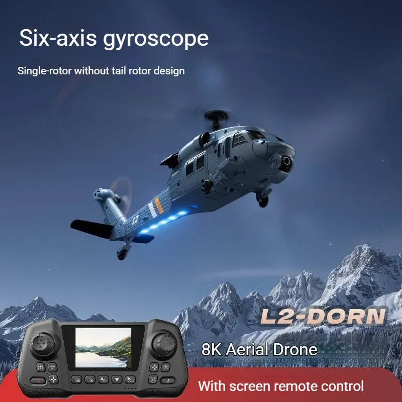 L2-DORN RC Apache Helicopter 8 - Rc Helicopter Single Rotor reseña y precio