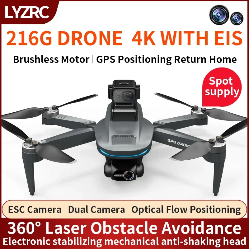 L200 PRO MAX Drone 4K 2-Axis P - Rc Helicopter Electric reseña y precio