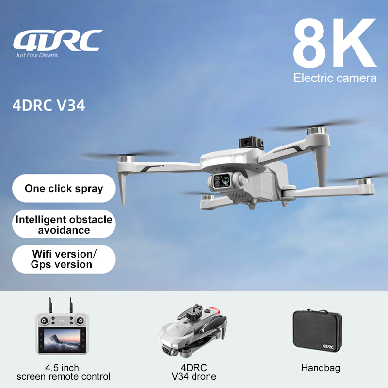 2025 New V34 Drone 8K Camera P - Rc Helicopter Electric reseña y precio