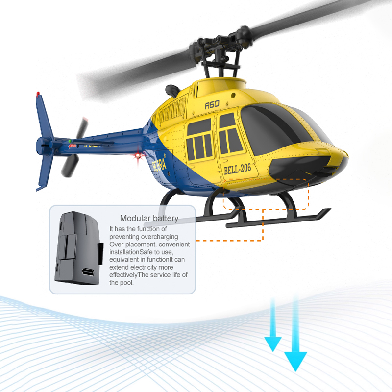 A60 RC Helicopter 2.4G 6-Aixs  - Rc Helicopter Large reseña y precio