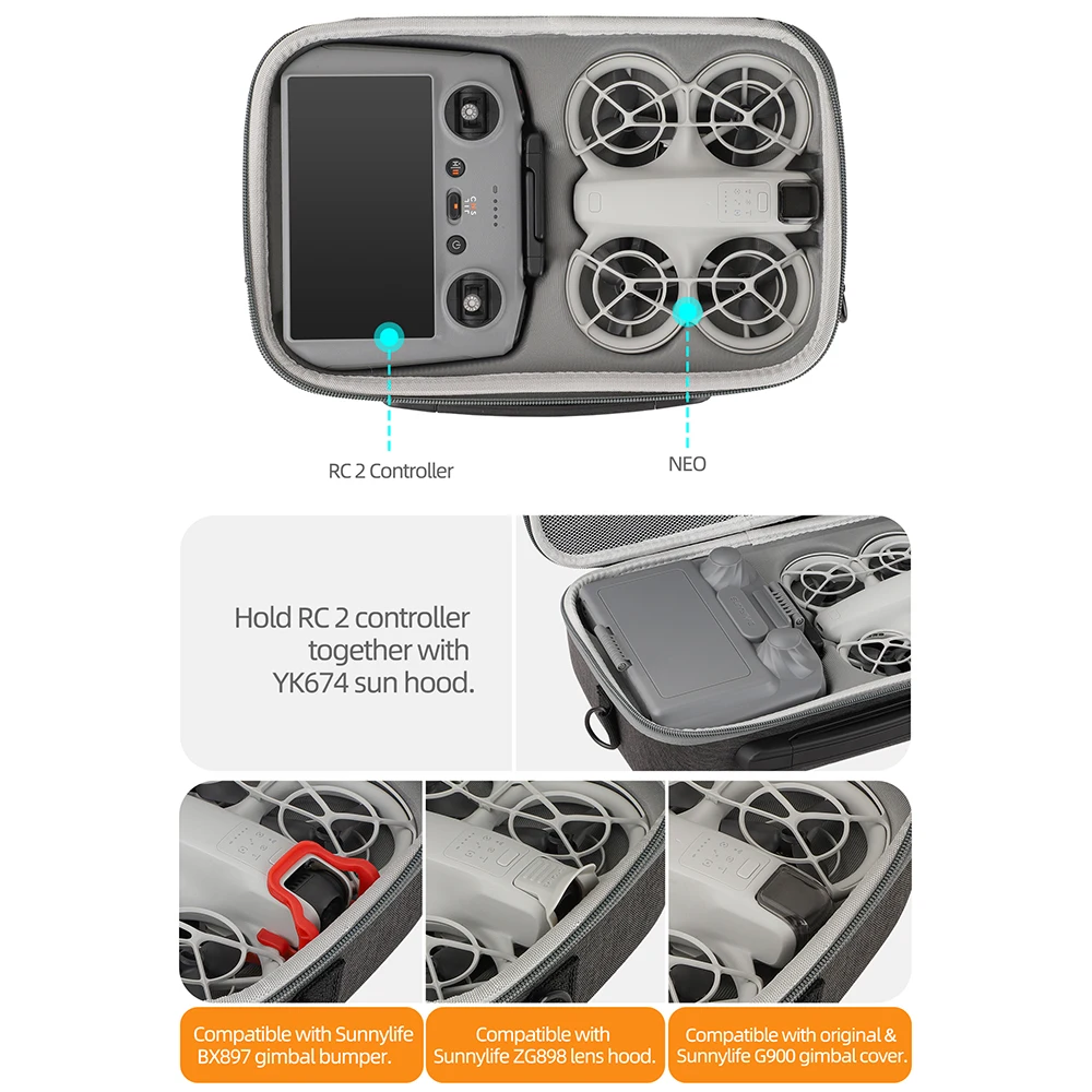 For DJI NEO RC 2 Remote Contro - Rc Helicopter Bag reseña y precio