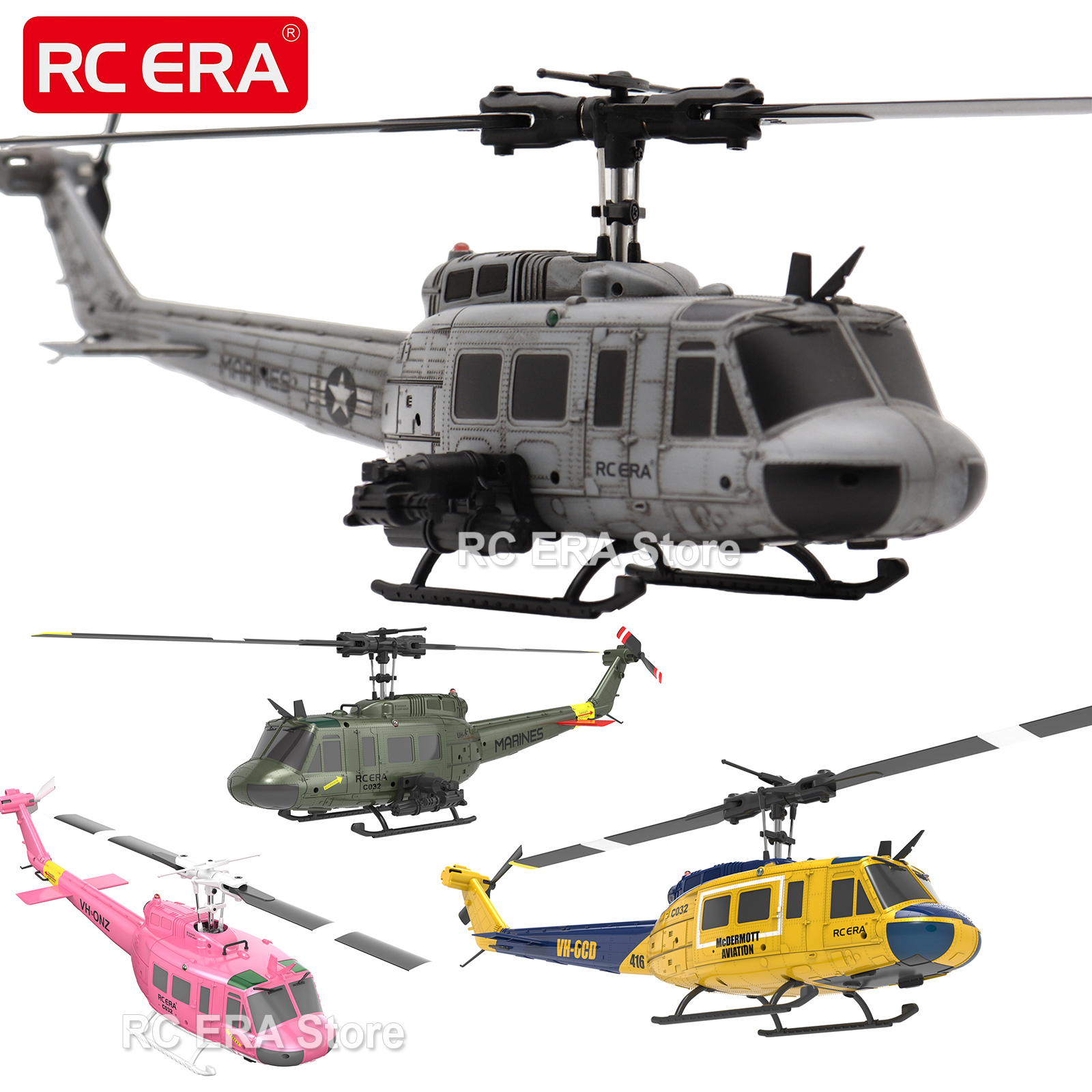 RC ERA C032 UH1 Huey Weathered - Rc Helicopter Nitro reseña y precio