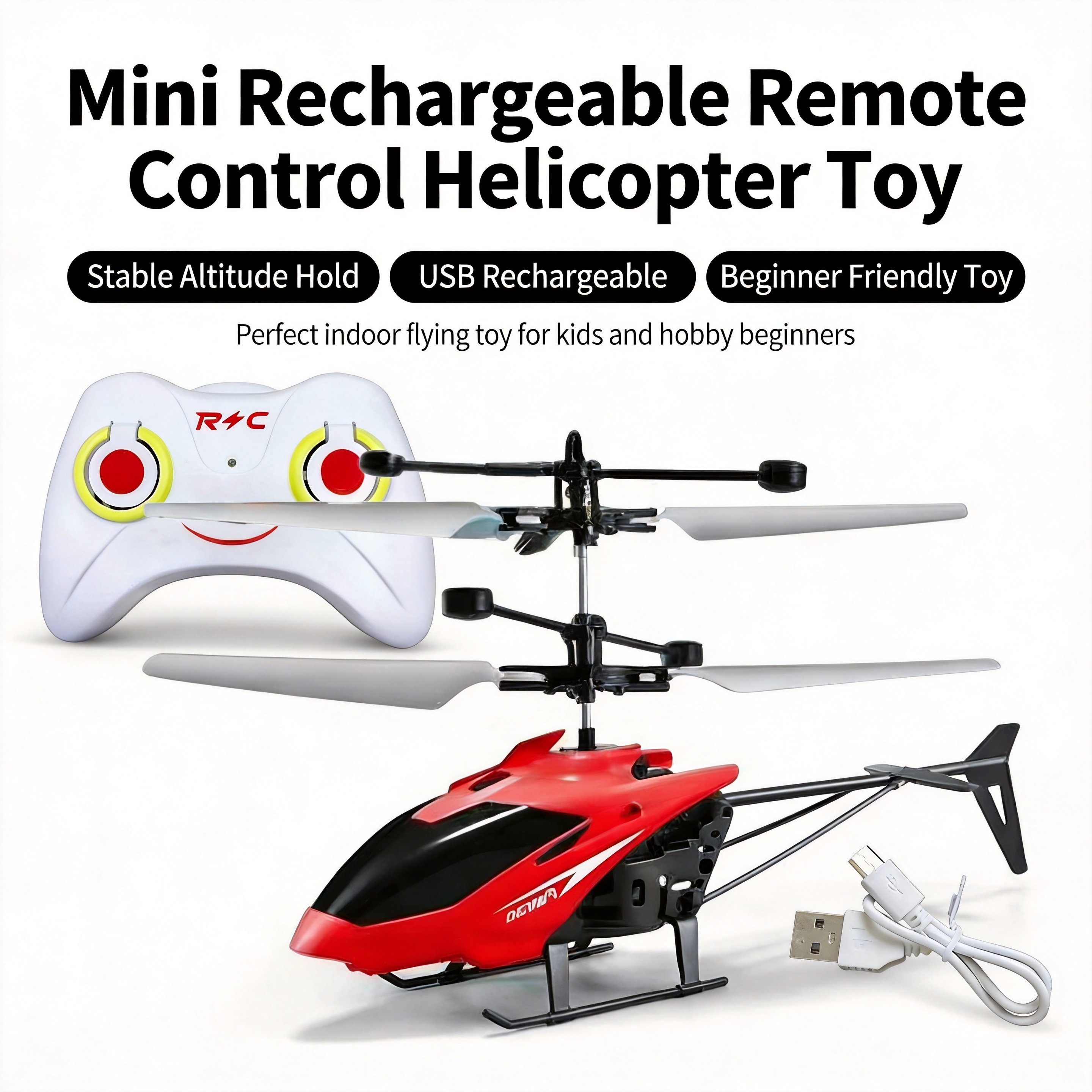 Rechargeable Mini Remote Contr - Rc Helicopter Gas reseña y precio