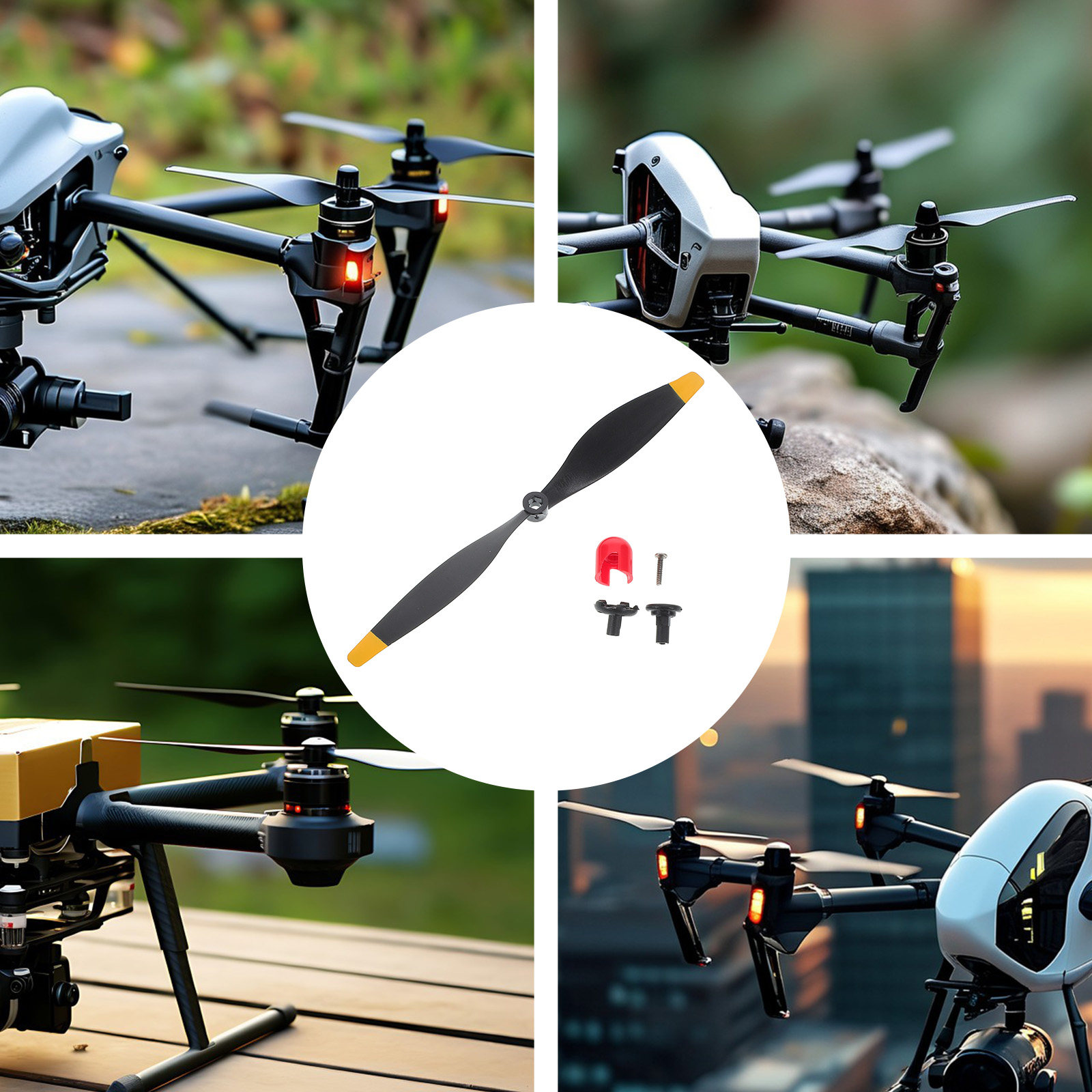 1Set Spiral Blade Propeller Ro - Rc Helicopter Blade reseña y precio