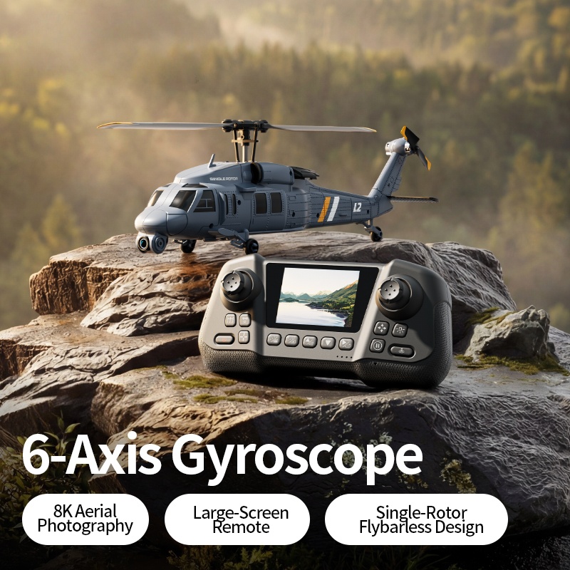 Single-Rotor Flybarless Design - Rc Helicopter Large reseña y precio