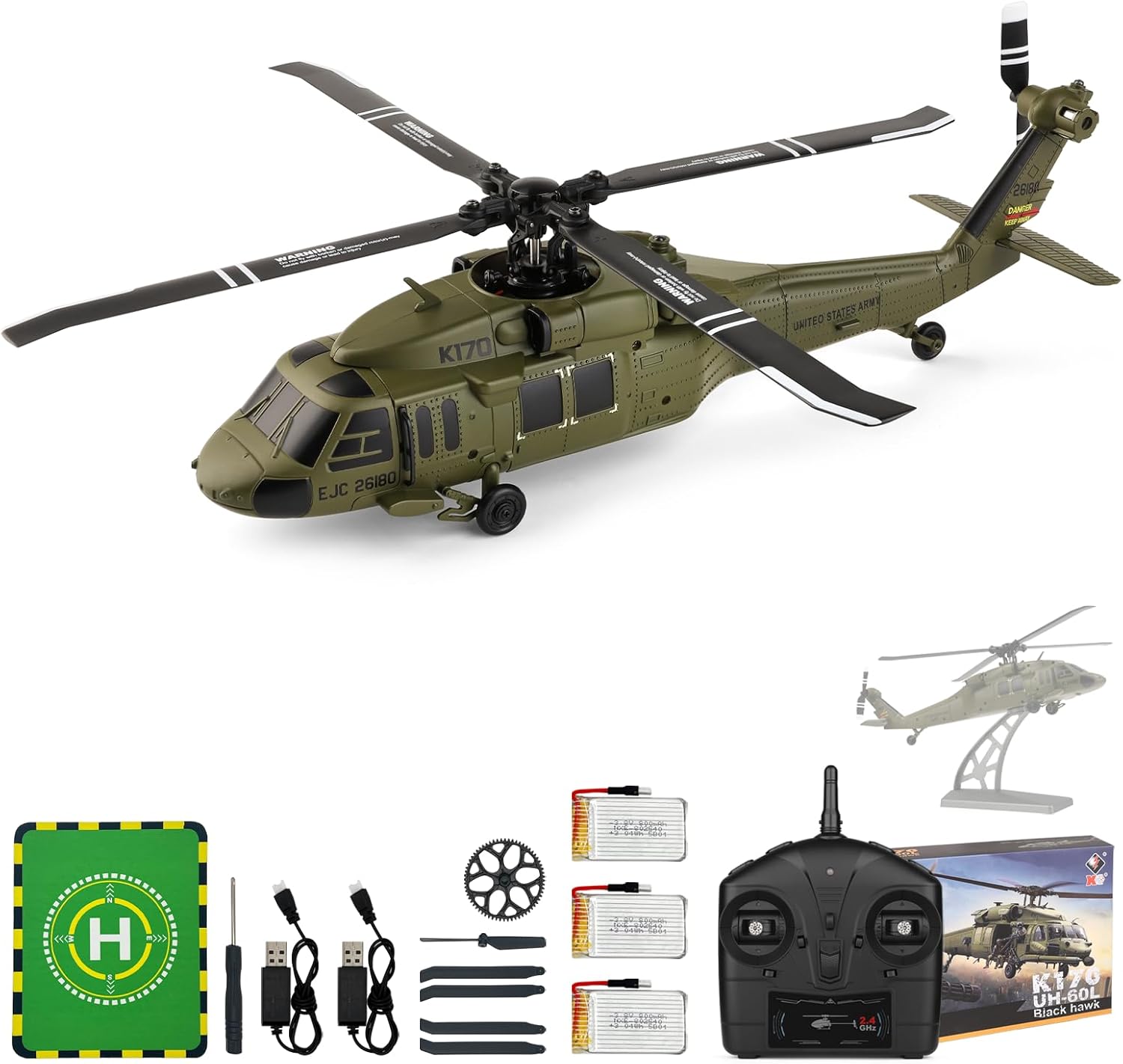 WLtoys K170 Brushless 4-CH RC  - Rc Helicopter Large reseña y precio