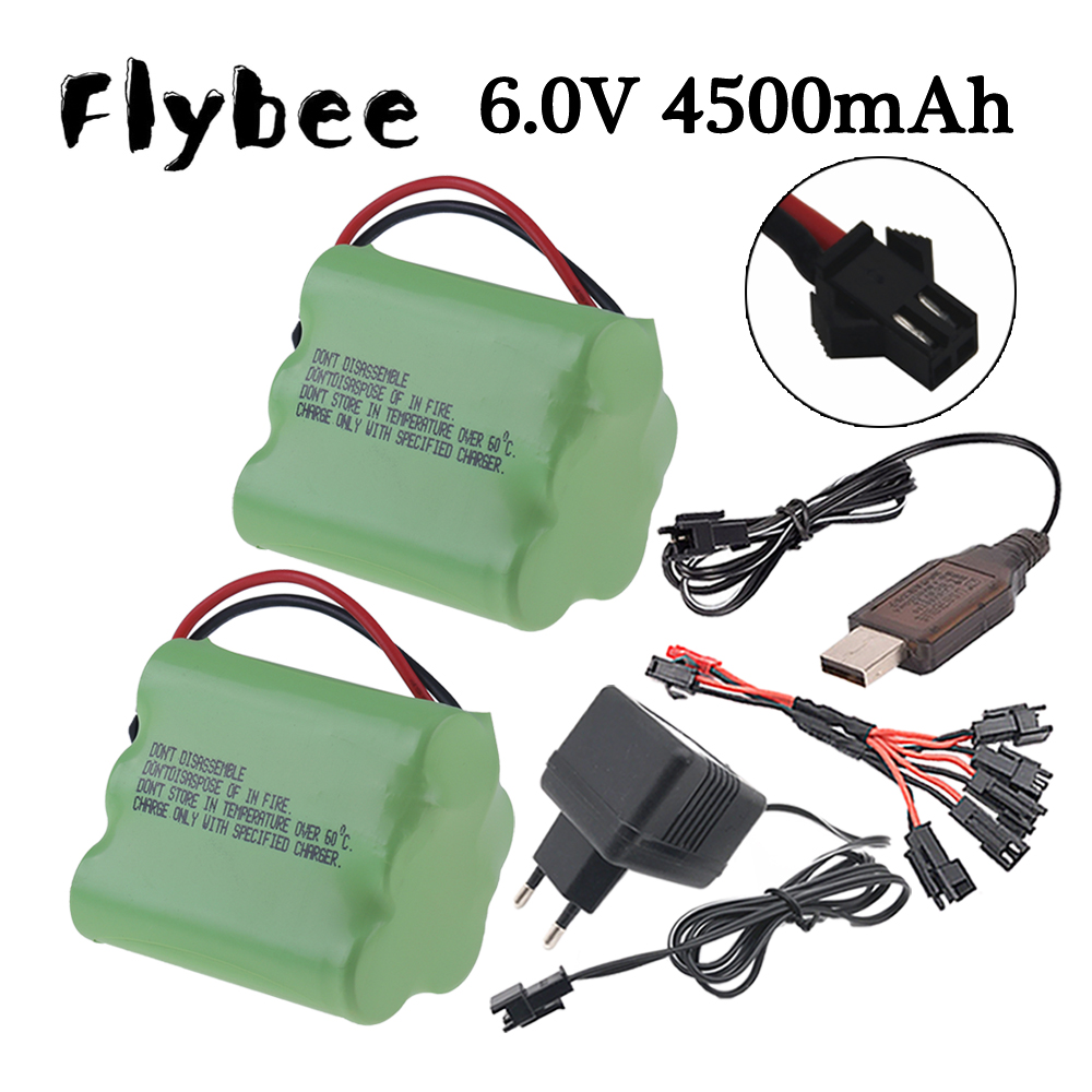 6v 4500mAh Ni-MH Battery SM Pl - Rc Helicopter Charger reseña y precio