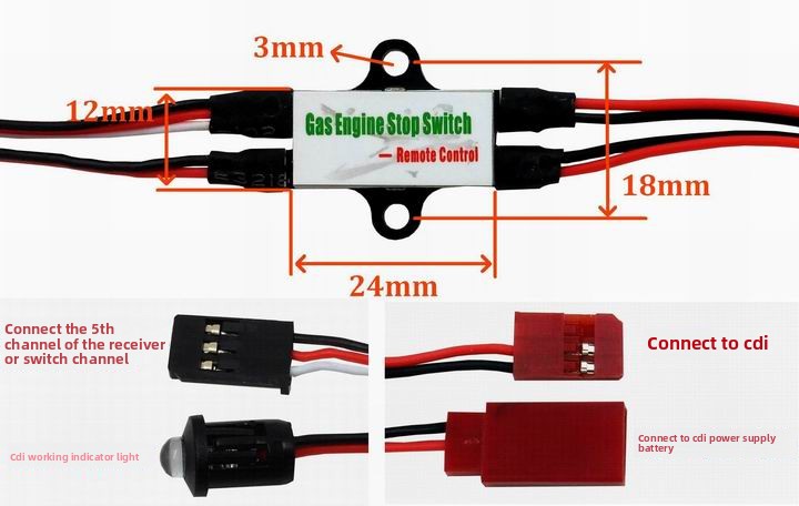 Gas Engine CDI Kill Switch for - Rc Helicopter Gas reseña y precio