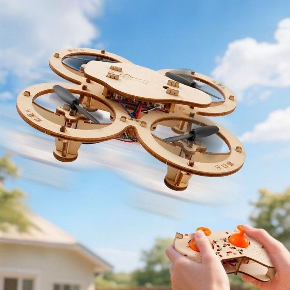 Rc Drone Toy Wooden Drone Puzz - Rc Helicopter Tool Kit reseña y precio