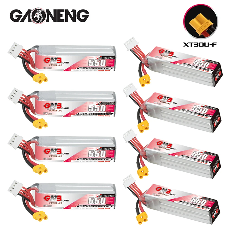 GNB HV 11.4V 550mAh 100C/200C  - Rc Helicopter Coaxial reseña y precio