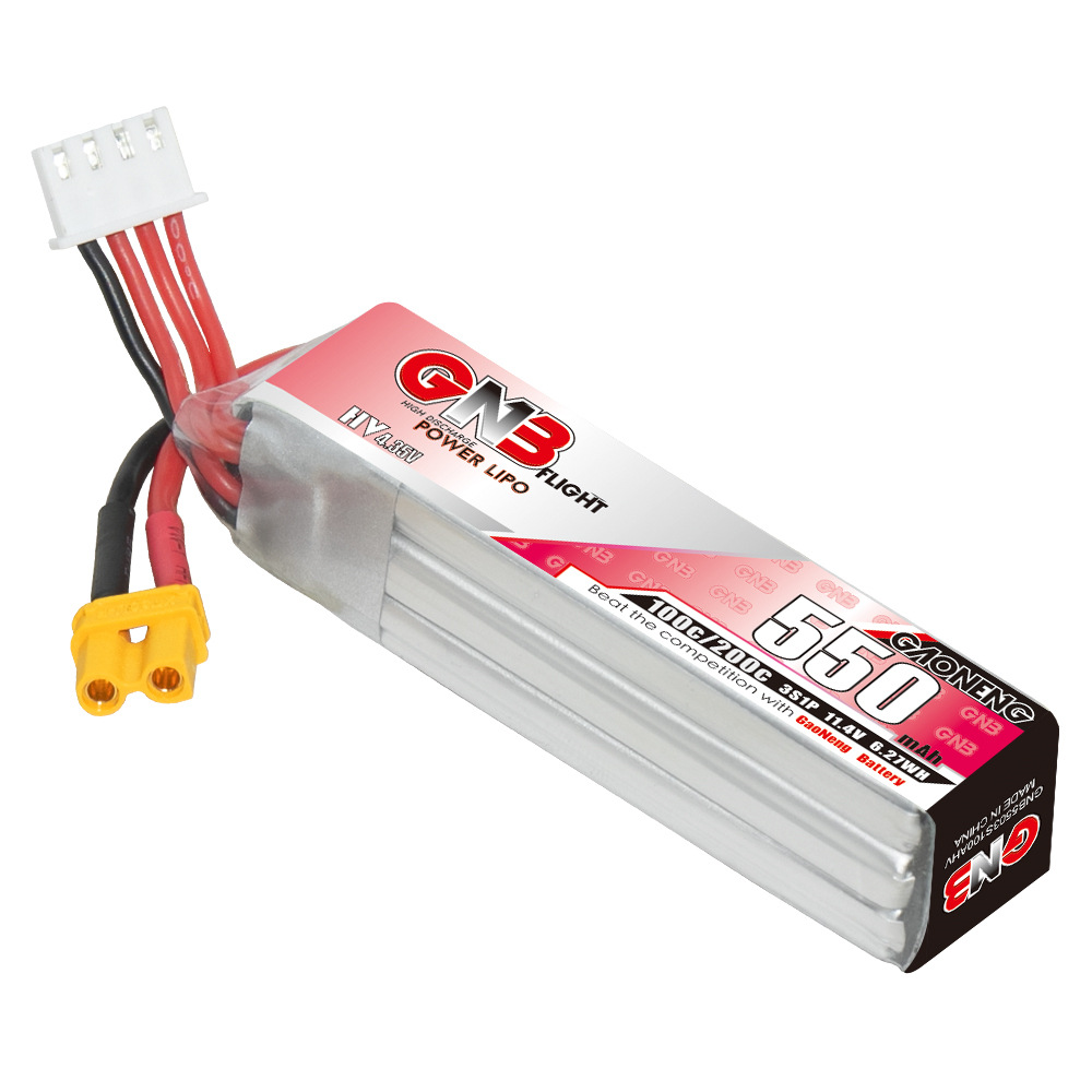 GNB HV 11.4V 550mAh 100C/200C  - Rc Helicopter Coaxial reseña y precio
