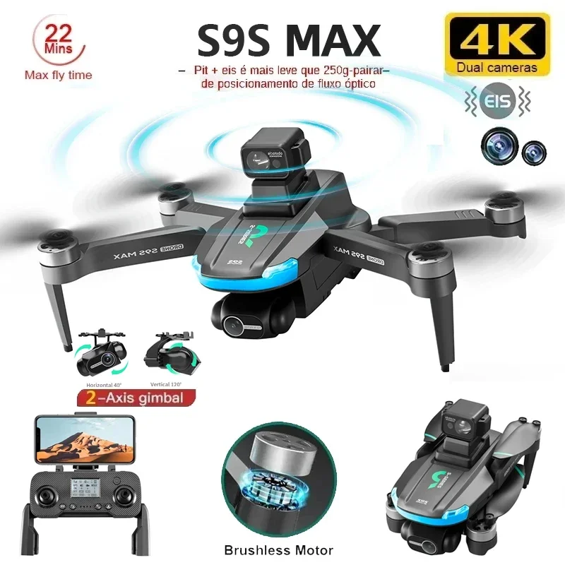 NEW S9S MAX MINI Drone 4K 2-Ax - Rc Helicopter Mini reseña y precio