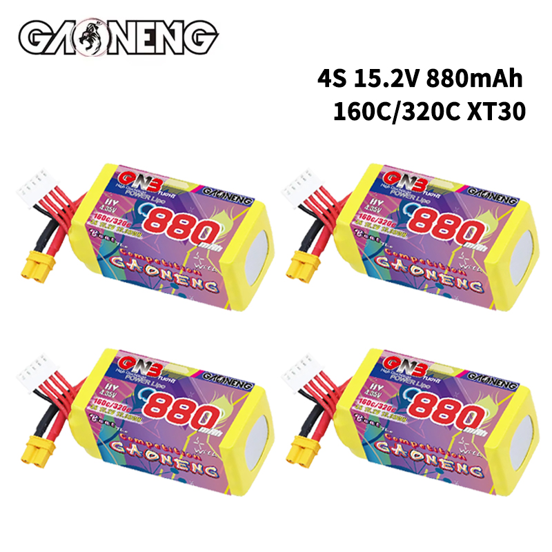 GNB 4S 880mAh 15.2V 160C/320C  - Rc Helicopter Battery reseña y precio