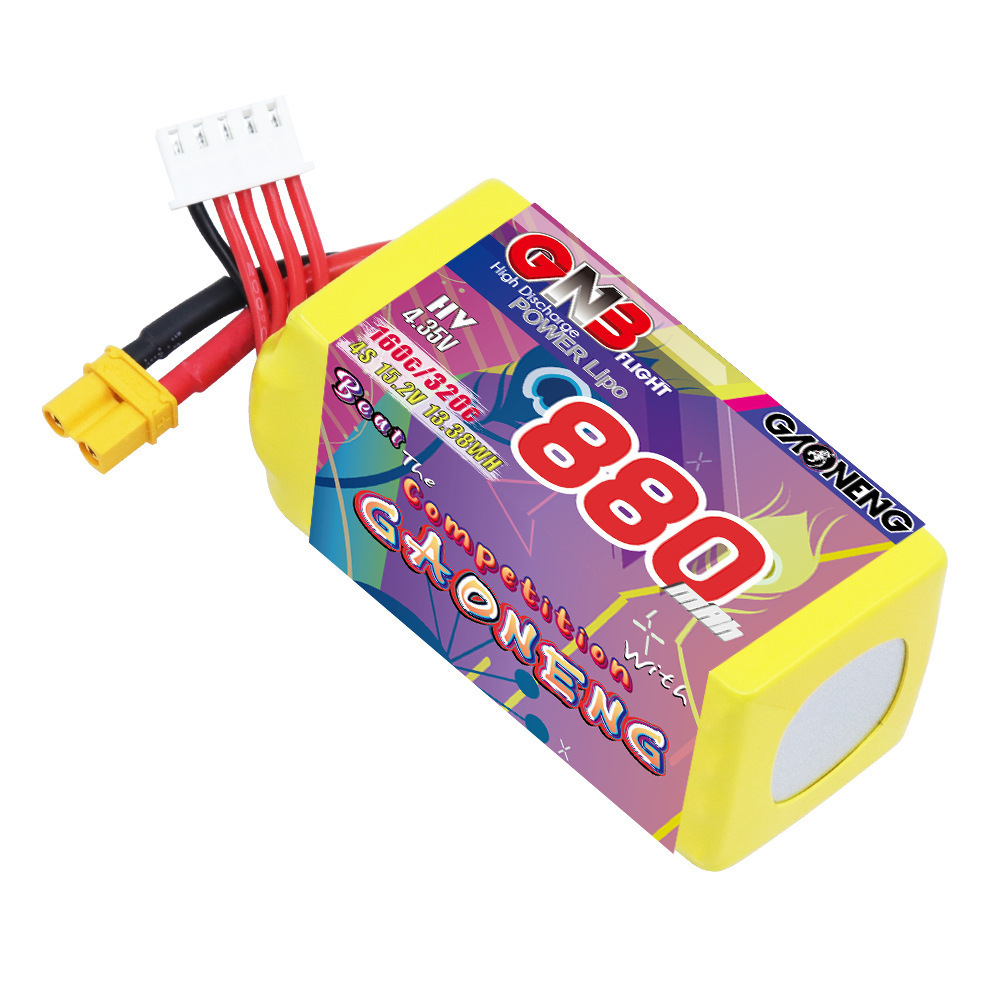 GNB 4S 880mAh 15.2V 160C/320C  - Rc Helicopter Battery reseña y precio