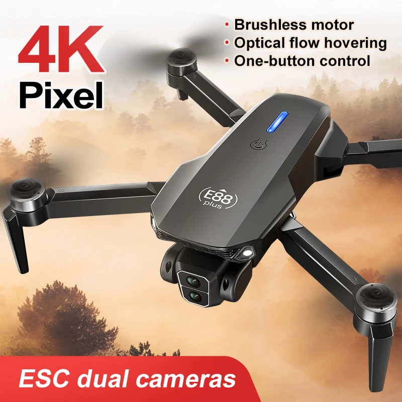 New E88 Plus Quadcopter Drone: - Rc Helicopter Electric reseña y precio