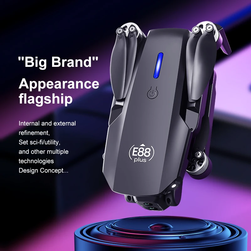 New E88 Plus Quadcopter Drone: - Rc Helicopter Electric reseña y precio