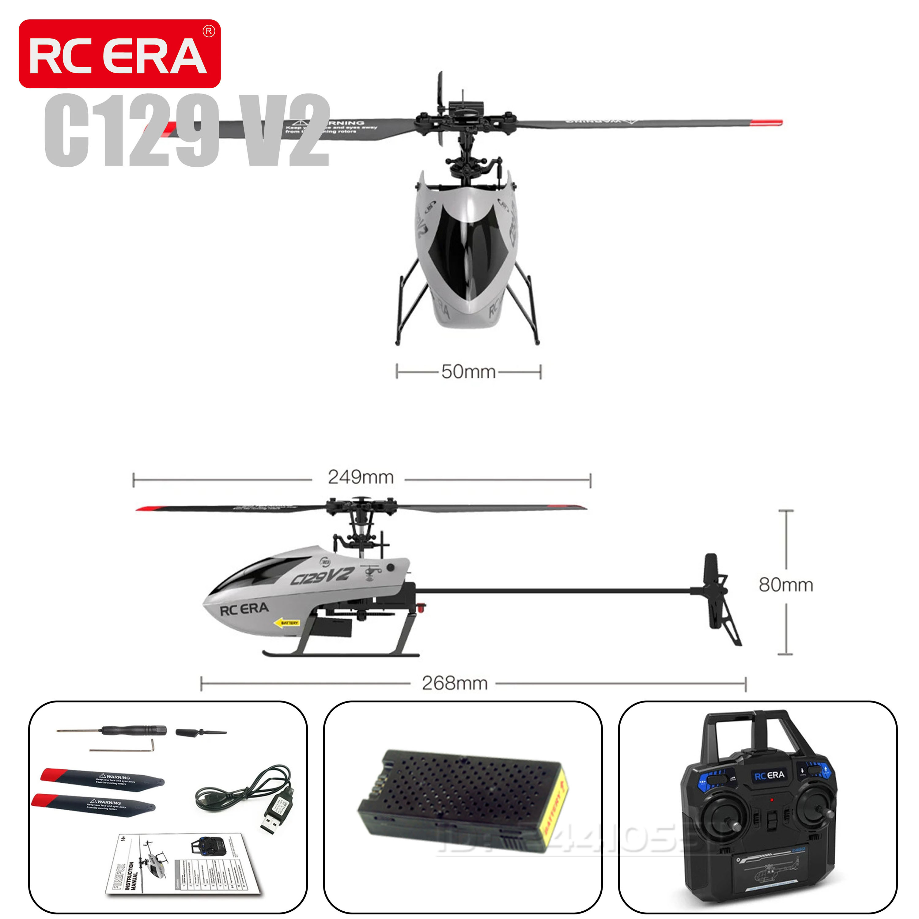 C129 V2 4CH RC Helicopter RTF  - Rc Helicopter Gyro reseña y precio