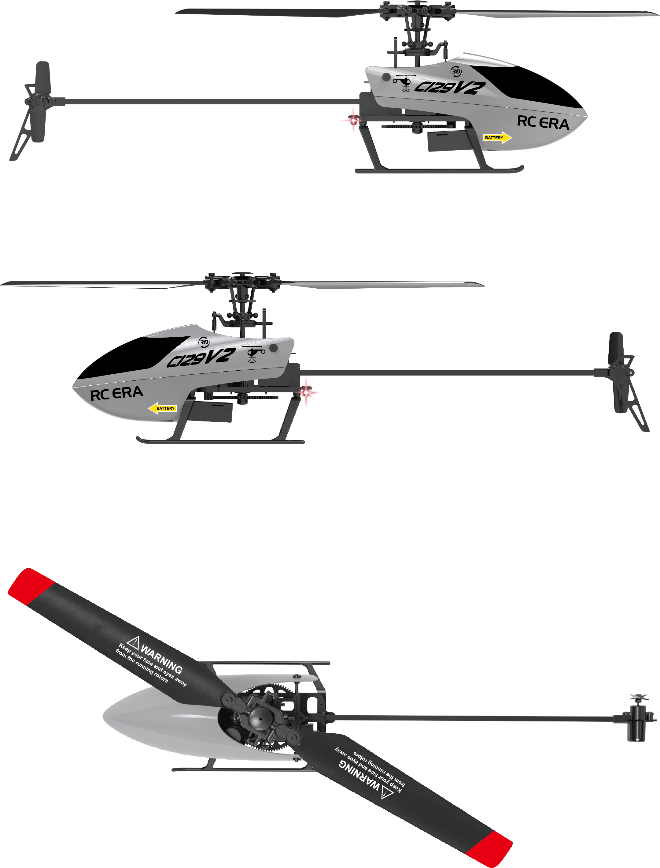C129 V2 4CH RC Helicopter RTF  - Rc Helicopter Gyro reseña y precio