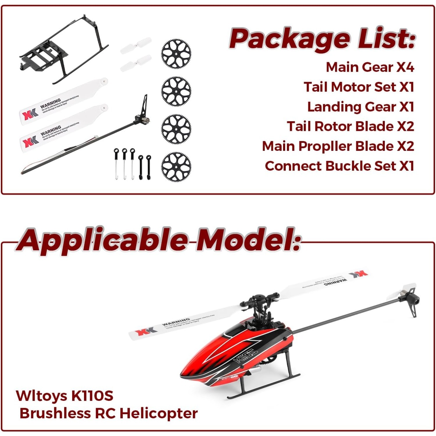 Spare Accessory Kit, Compatibl - Rc Helicopter Motor reseña y precio