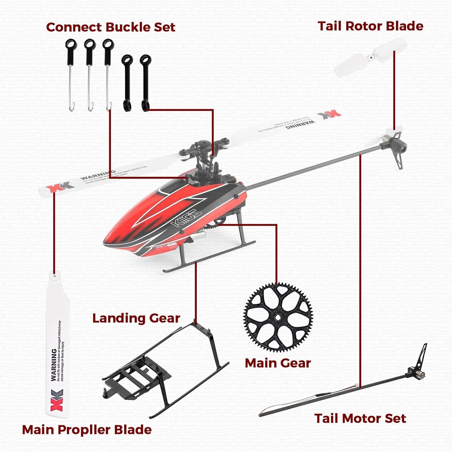 Spare Accessory Kit, Compatibl - Rc Helicopter Motor reseña y precio