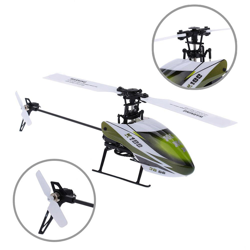 Wltoys XK K100 RC Helicopter 6 - Rc Helicopter Single Rotor reseña y precio