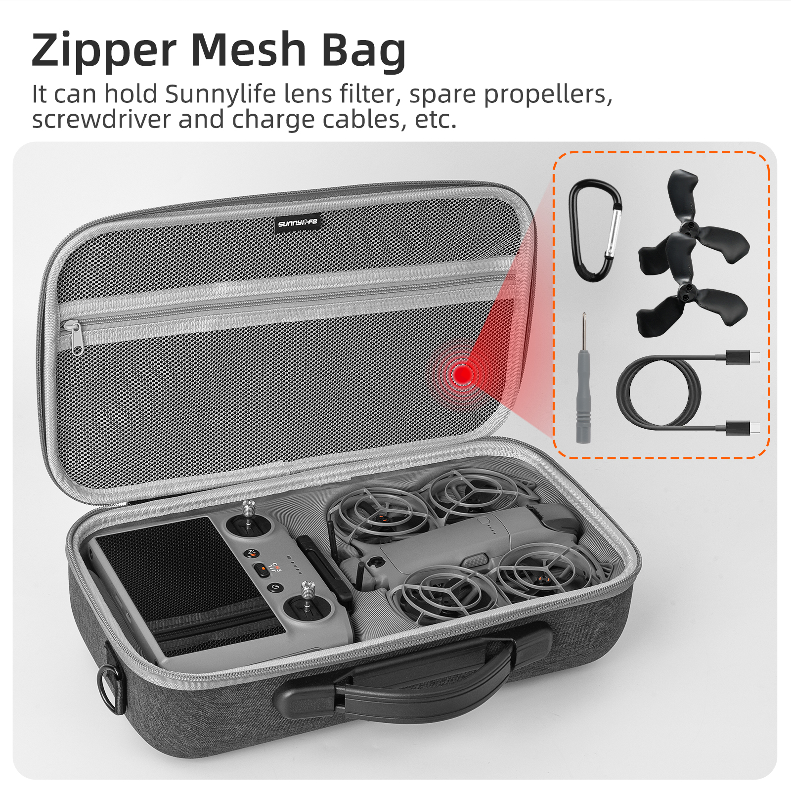 Portable Carrying Case For DJI - Rc Helicopter Bag reseña y precio