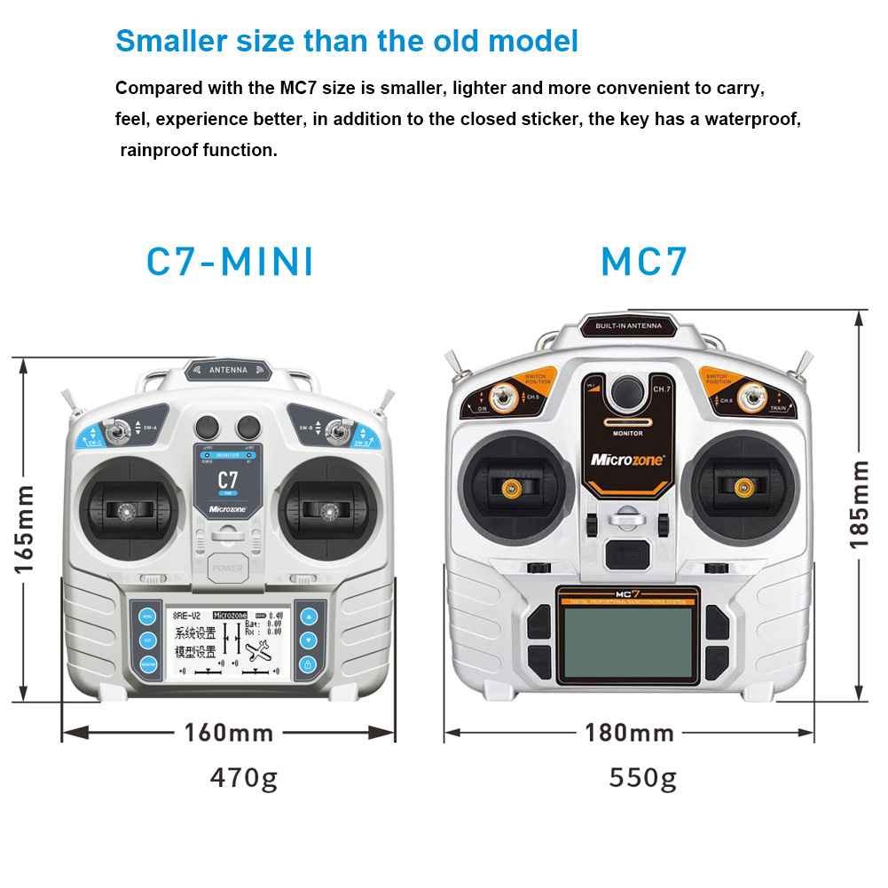 MicroZone MC7 Controller C7 MI - Rc Helicopter Battery reseña y precio