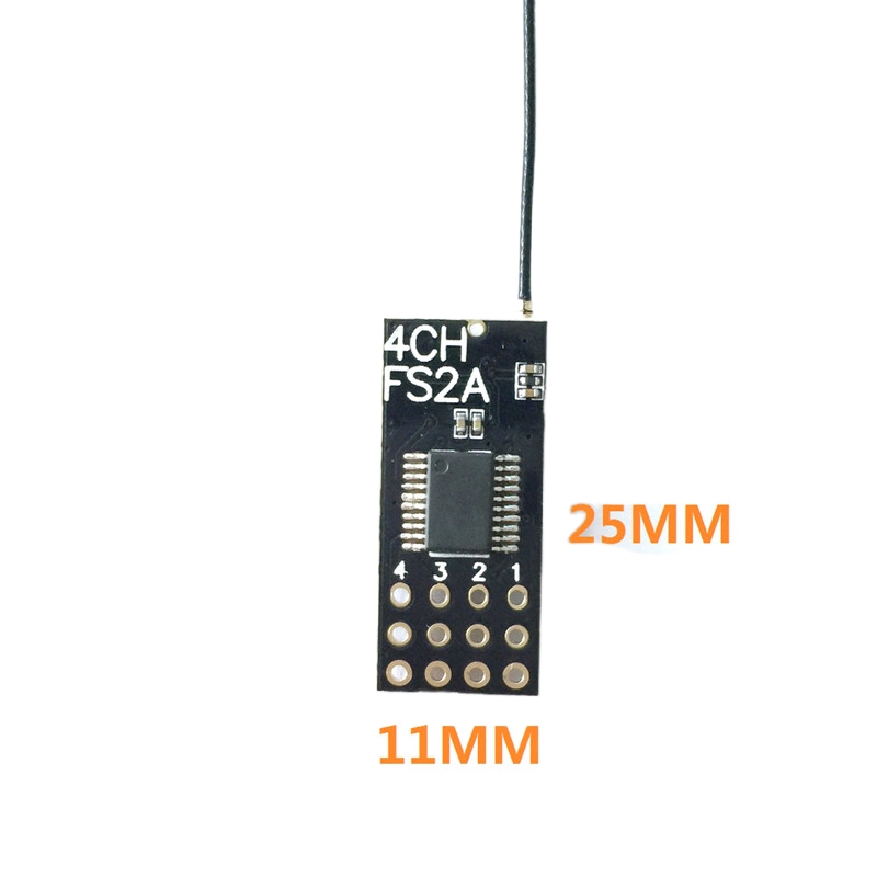 Flysky FS2A Mini Receiver 4CH  - Rc Helicopter Battery reseña y precio