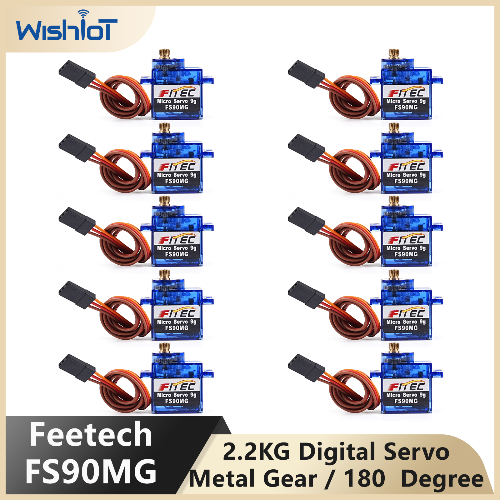 Feetech FS90MG 2.2KG 9g Digita - Rc Helicopter Motor reseña y precio
