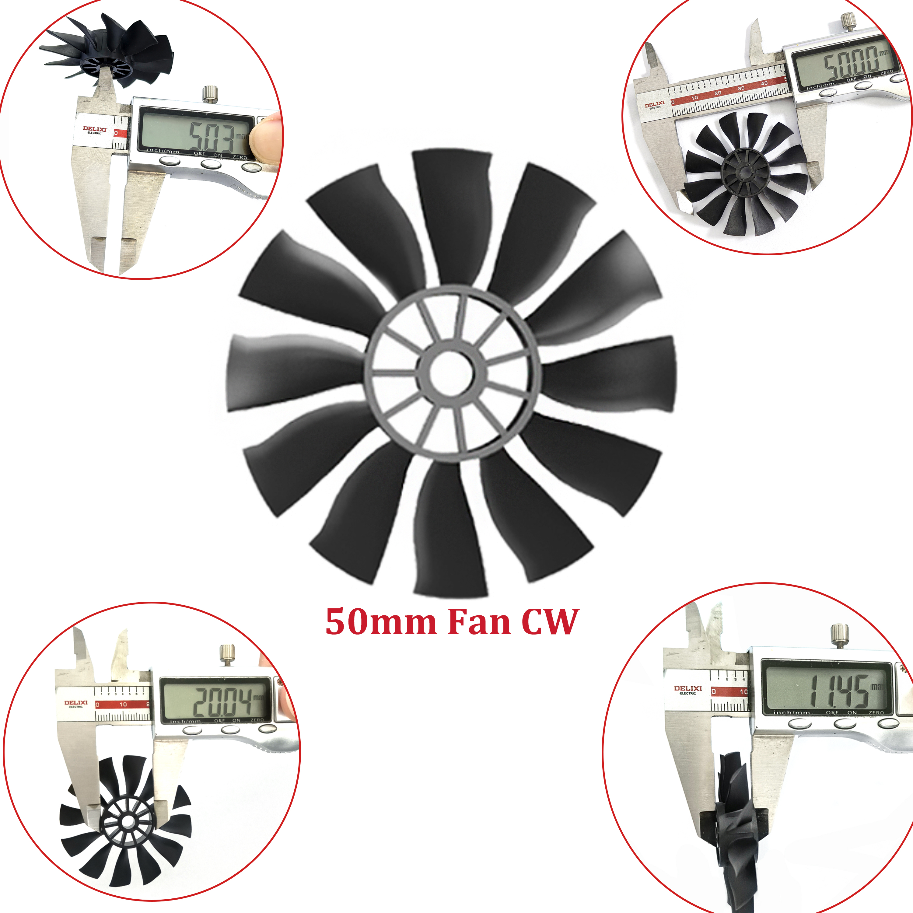 QX-MOTOR 12Blades CW CCW 70mm  - Rc Helicopter Blade reseña y precio