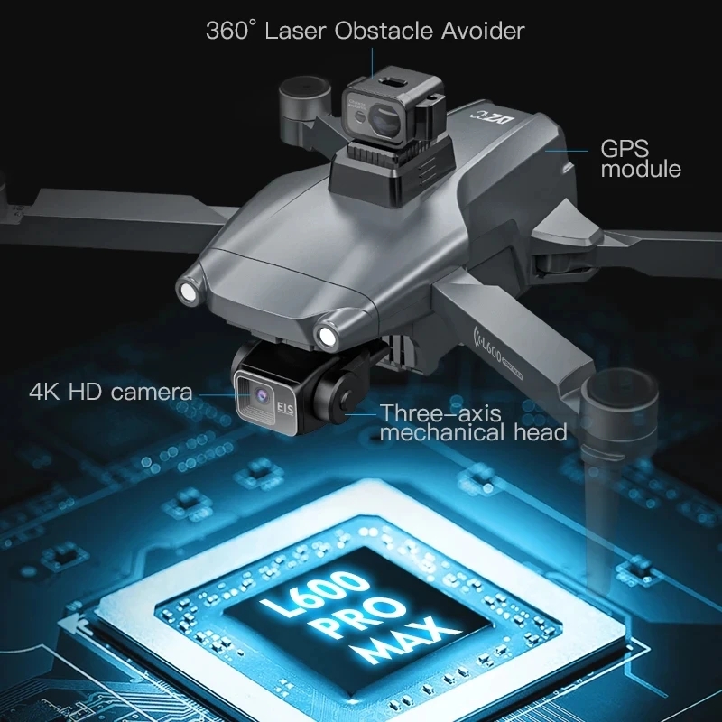 L600 PRO MAX GPS Drone Profess - Rc Helicopter Electric reseña y precio