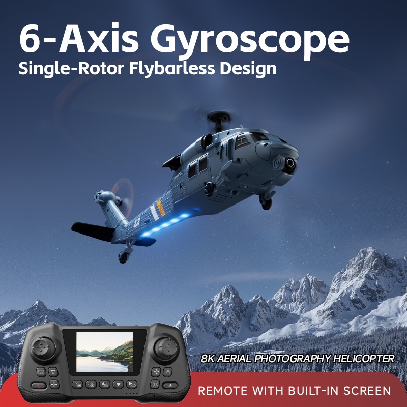 8K Flybarless Optical Flow Hov - Rc Helicopter Large reseña y precio