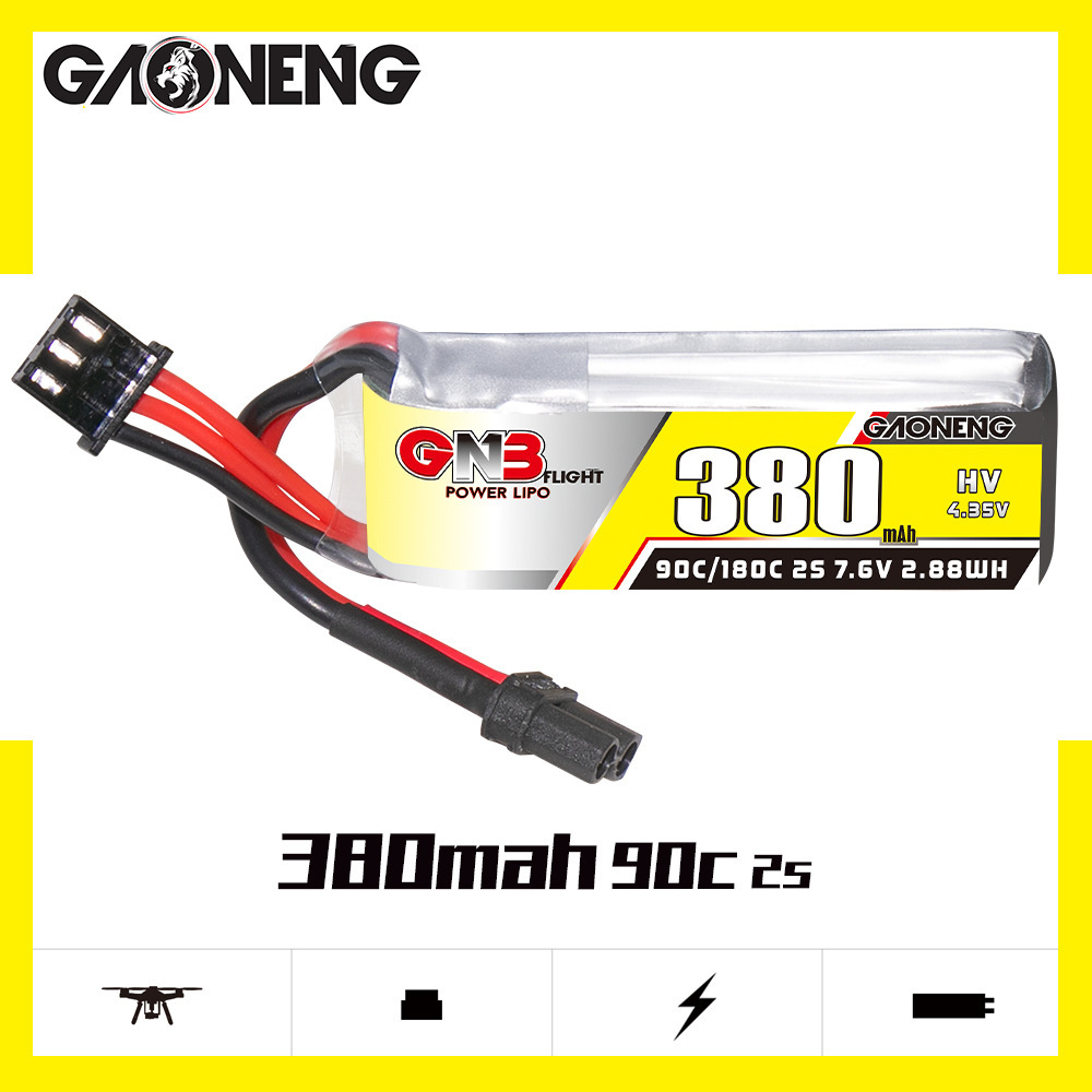 GNB 2S 7.6V 380mAh 90C/180C Li - Rc Helicopter Battery reseña y precio