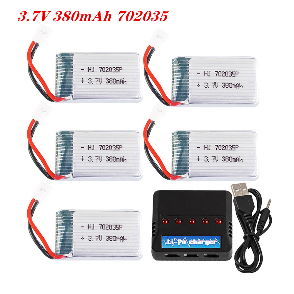 3.7V 380mah 702035 Lipo Batter - Rc Helicopter Charger reseña y precio