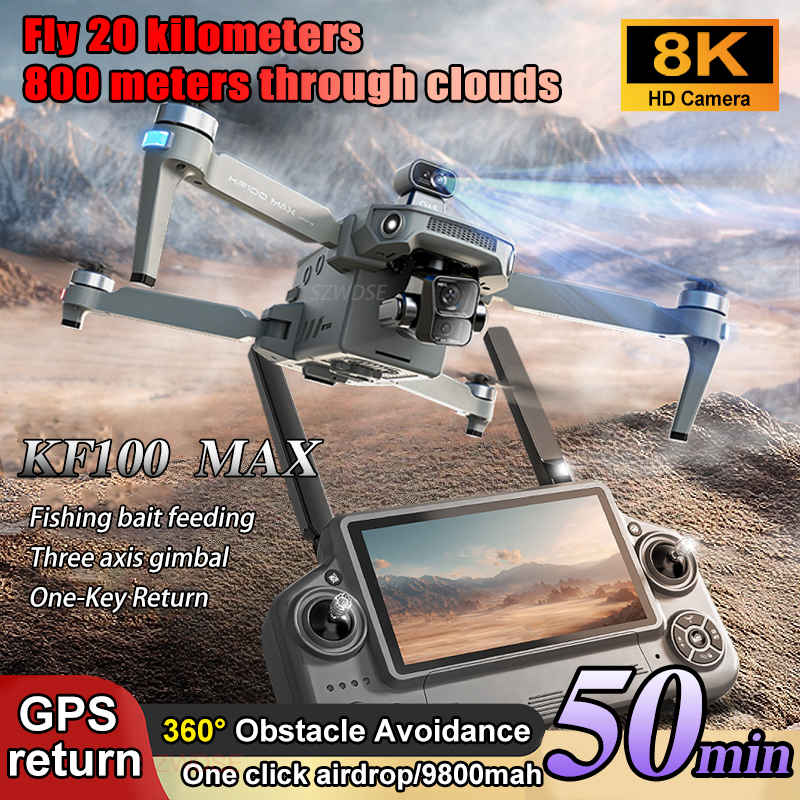 SJRC KF100 MAX 8K UHD Photo HD - Rc Helicopter Case reseña y precio