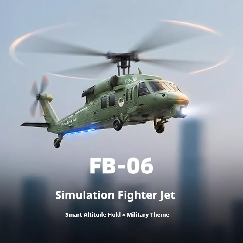 FB-06 Black Hawk Remote Contro - Rc Helicopter Large reseña y precio