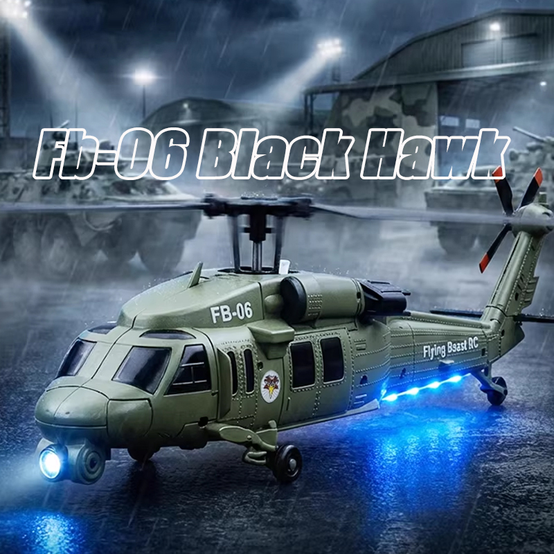 FB-06 Black Hawk Remote Contro - Rc Helicopter Large reseña y precio