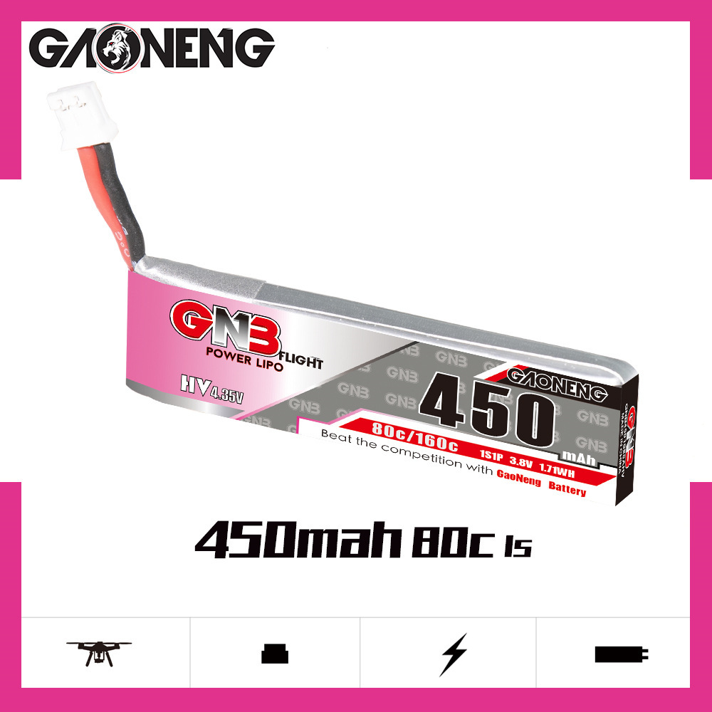 GNB HV 1S 3.8V 450mAh 80C/160C - Rc Helicopter Parts reseña y precio