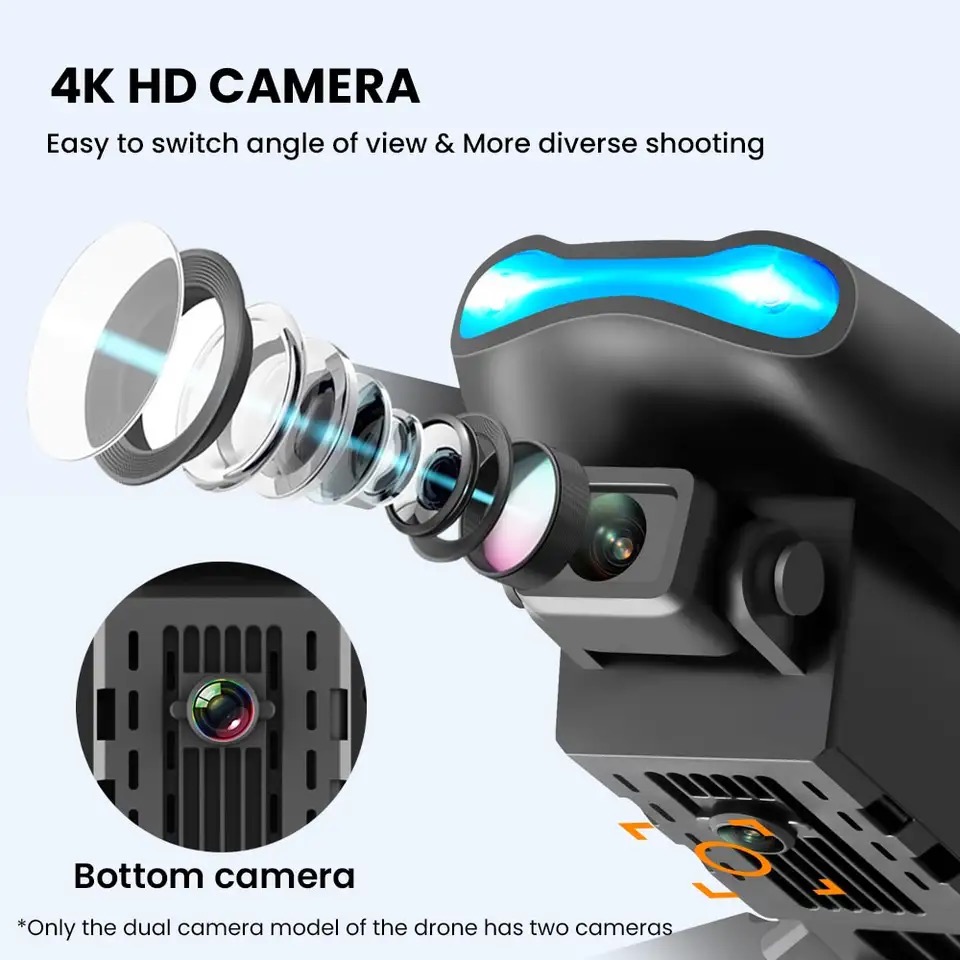 New Mini drone E99 4K WIFI HD  - Rc Helicopter Nitro reseña y precio
