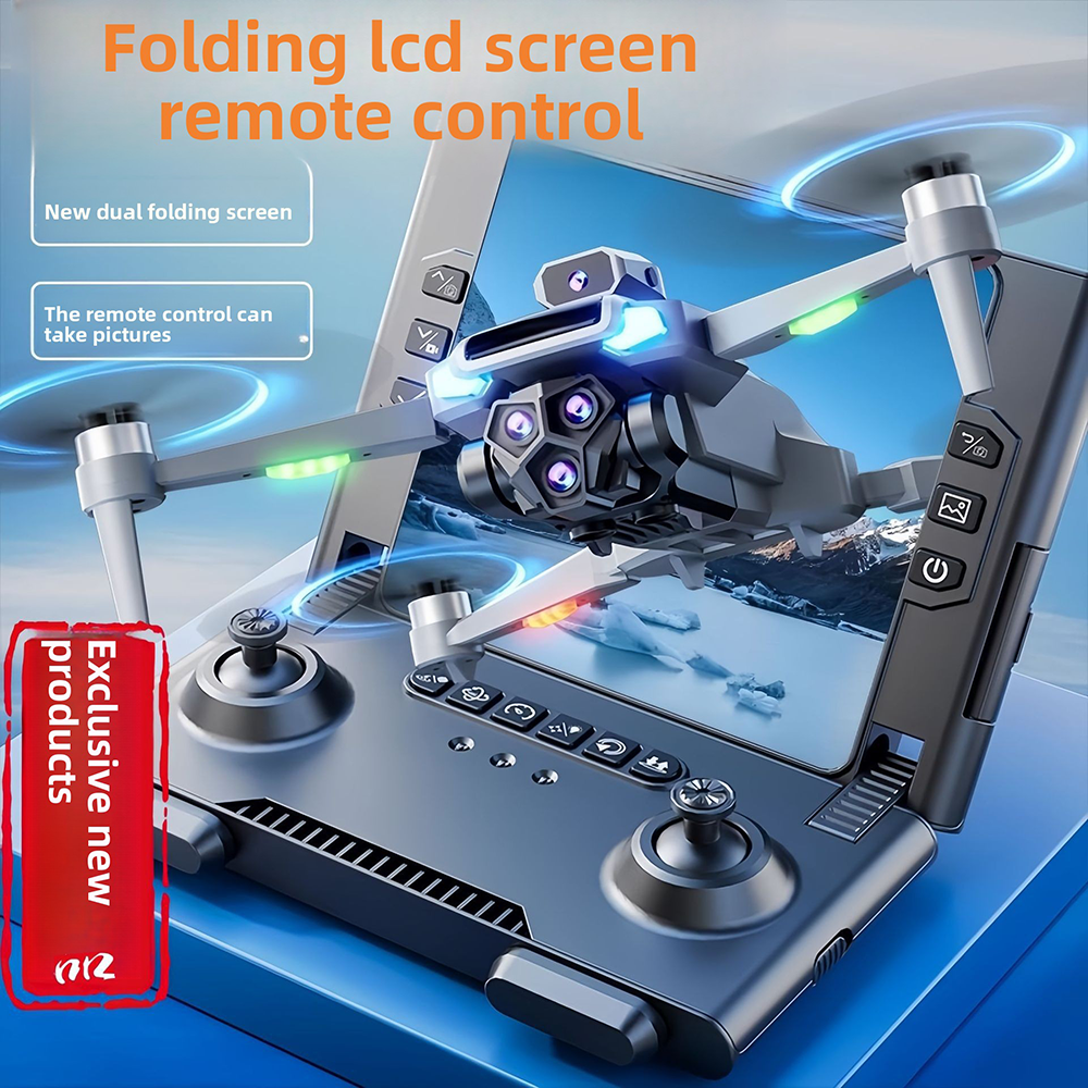 Foldable M66 RC Drone with 4.5 - Rc Helicopter Case reseña y precio