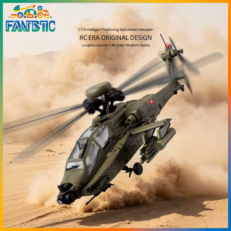 Rc Era C170 Ah 64d Apache Rc H - Rc Helicopter Single Rotor reseña y precio