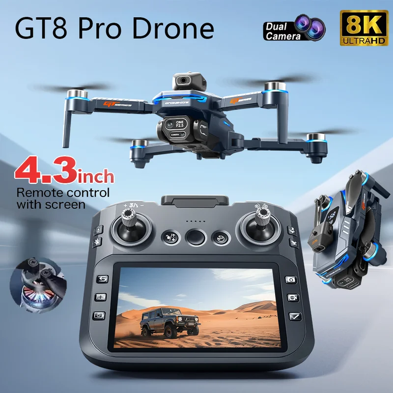 2026 New GT8 Drone GPS 8K Prof - Rc Helicopter Charger reseña y precio
