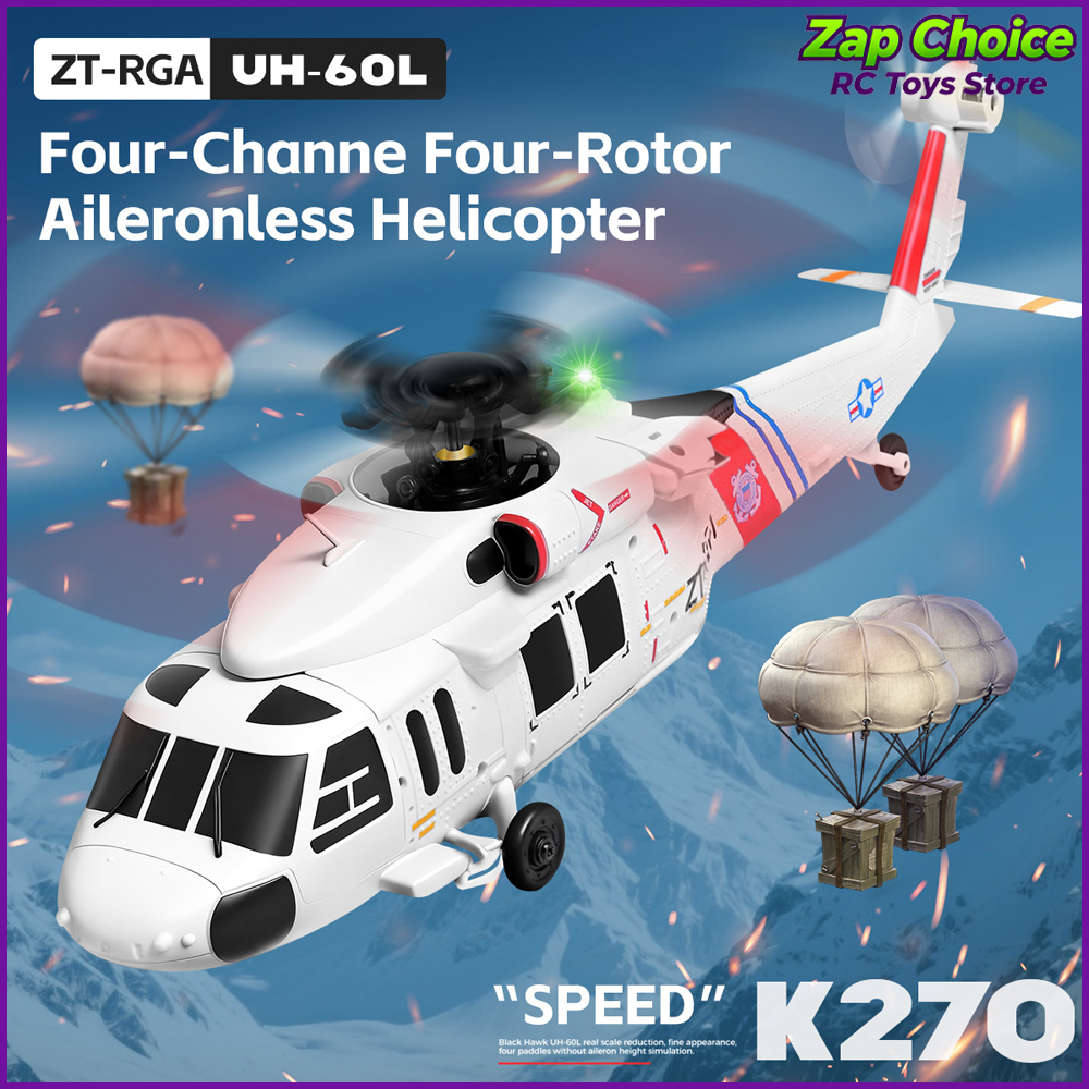 Wltoys K270 Black Hawk UH-60L  - Rc Helicopter Large reseña y precio