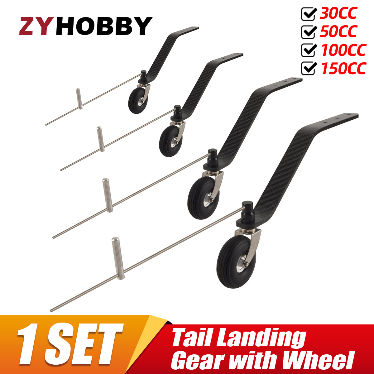 Tail Landing Gear with Wheel 3 - Rc Helicopter Bag reseña y precio