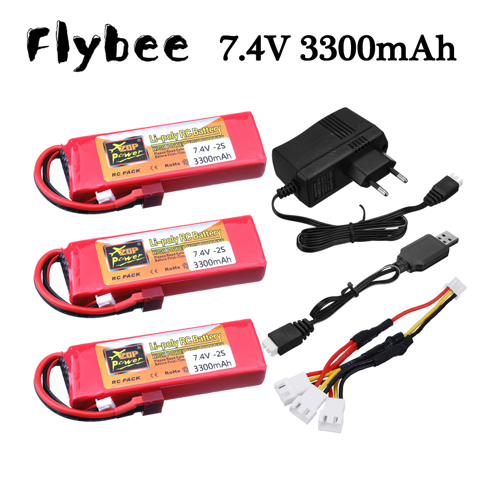 2S 7.4V 3300mAh Lipo Battery C - Rc Helicopter Charger reseña y precio
