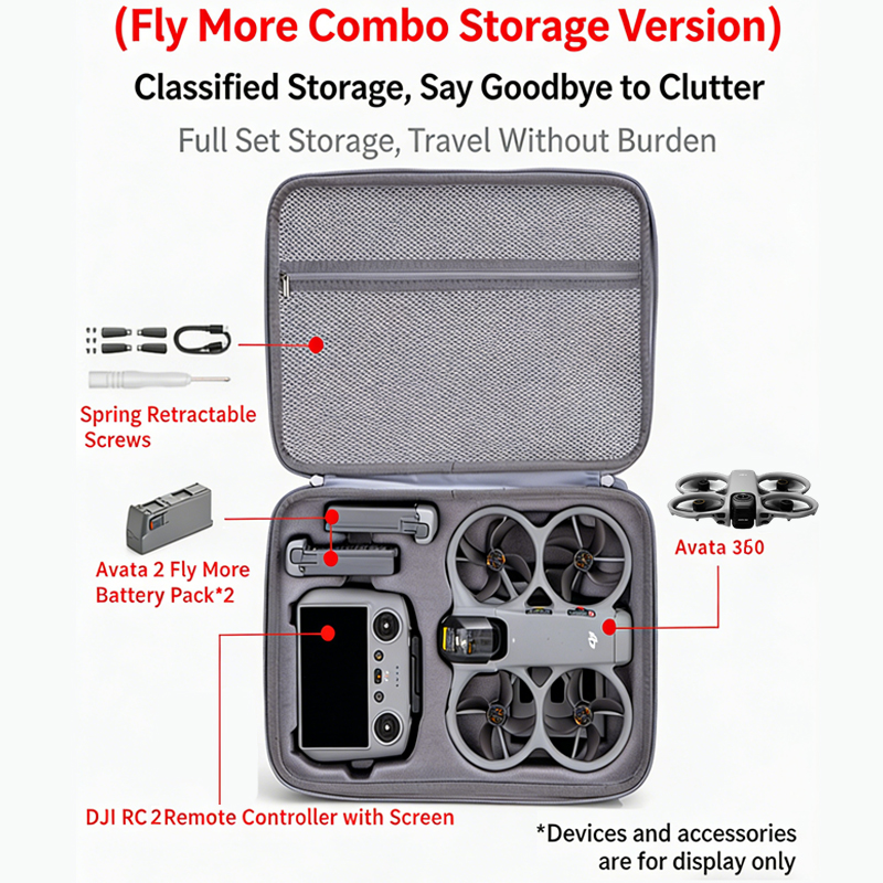Storage Bag For DJI Avata 360  - Rc Helicopter Bag reseña y precio