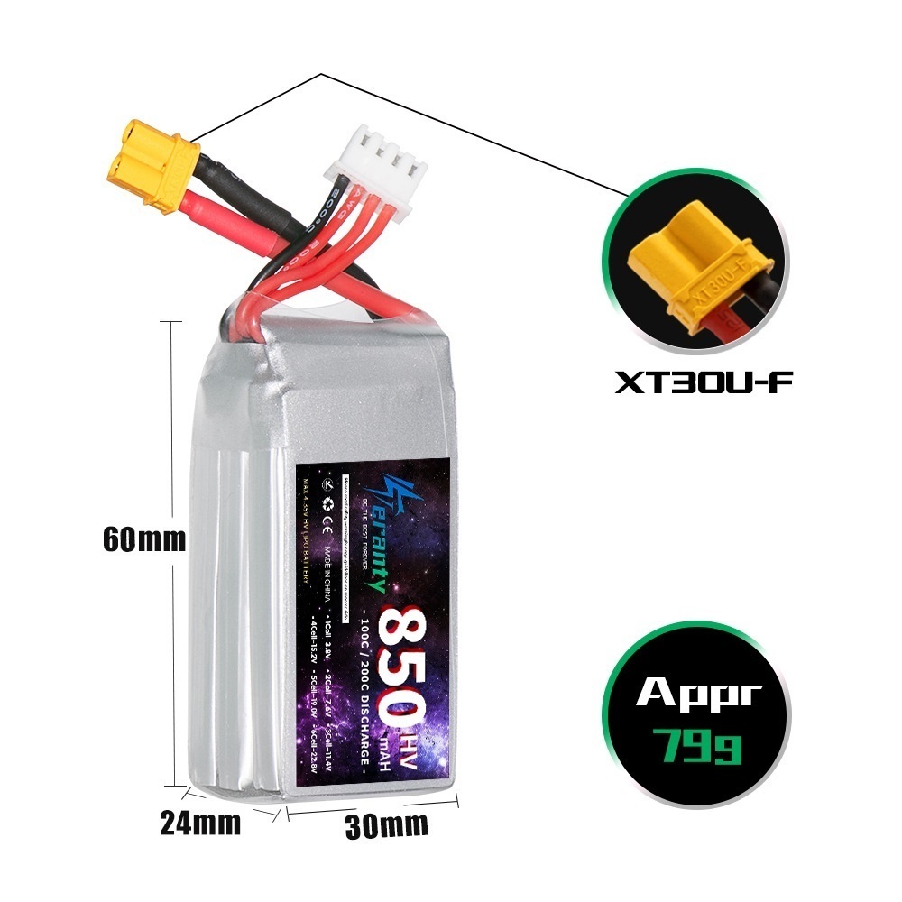 1/2/3PCS TERANTY 3S 11.4V Lipo - Rc Helicopter Battery reseña y precio
